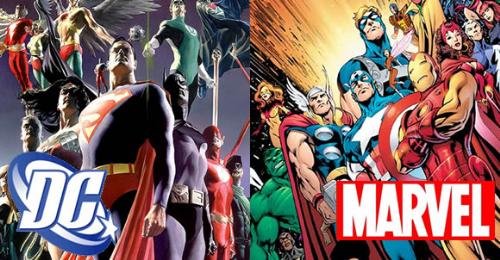 DC and Marvel - The Justice League vs The Avengers!