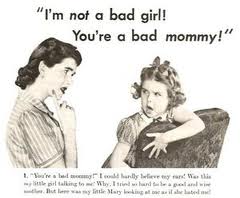 bad mom - really bad because she didn't care about her daughter