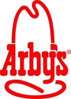 Arby's  - The logo of Arby's. Latest jinkle is 'Its real good food'.