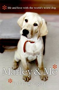 Marley and Me - The book cover of the book that was turned into a movie.