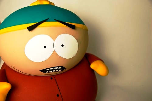 south park - a cartoon toy in south park