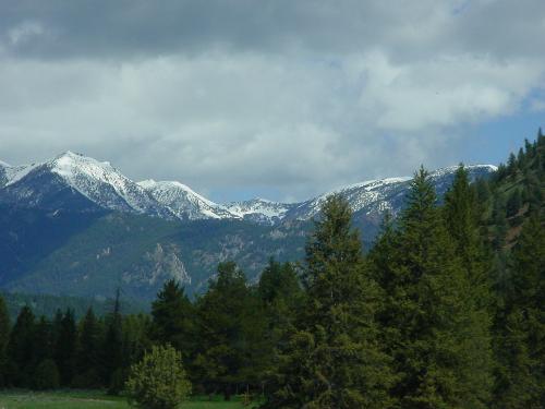 A view from the drivers seat - Storm rolling in over the mountains