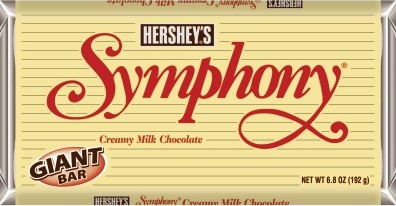 Chocolate Bars - Hershey Symphony Milk Chocolate bar