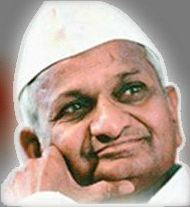Anna Hazare - Anna Hazare - The man leading the fight against corruption in India.