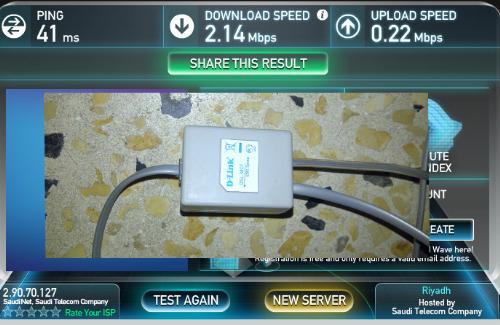 my speedtest results  - my speedtest results for 4 Mbps