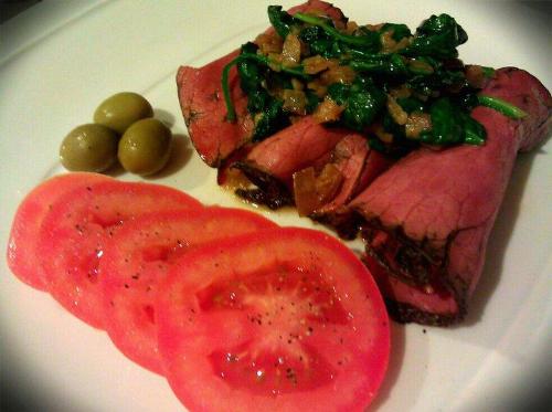 Ham Plate - Ham and tomatoes