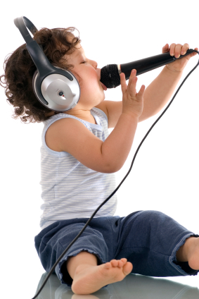 music - the kid knows how to sing..
