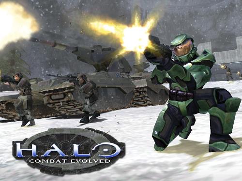 HALO video game - This is a picture of HALO for those who are not sure what it is about. It is clearly an adventure first person shooter video game. As a first person shooter game, it will involve weapons and "killing" other characters in the game that are on the opposing side