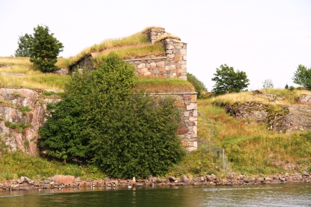 Sea fortress, Finland - Part of a sea fortress outside Helsinki