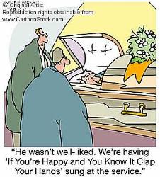 Funeral cartoon - funeral cartoon