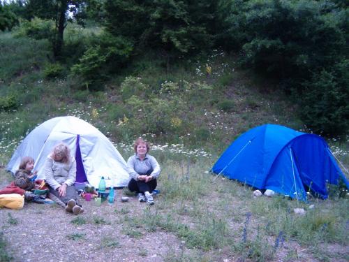 Camping in Cheile Nerei - Romania - in July 2011