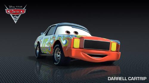 Darrel Cartrip - Voiced by Darrel Waltrip the famous NASCAR driver.