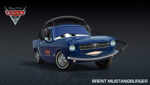 Cars 2 - Brent Mussburger as Brent Mustangburger!