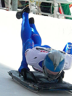 Skeleton - The Winter Olypmic sport. It is like riding the luge head first!