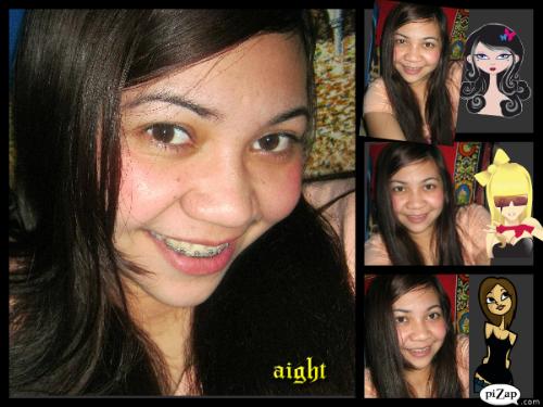 hi..it's me - got nothing to do.. picture! picture!.. then let it be edited by pizap to make it more attractive.. =)