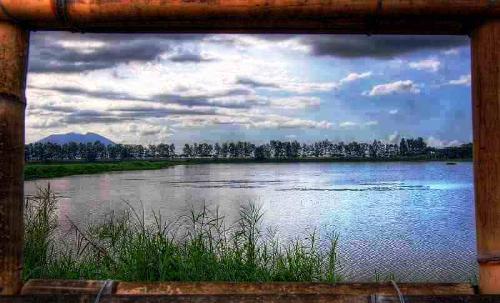 lake - a framed lake picture