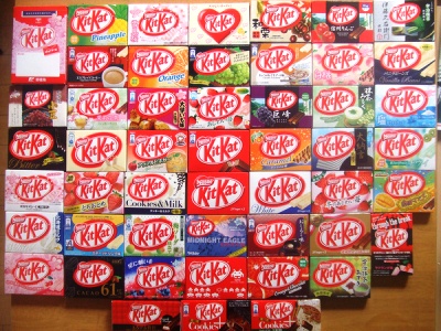 various kitkat flavors - various kitkat flavors. I&#039;m not too sure if it&#039;s all from Japan though :D