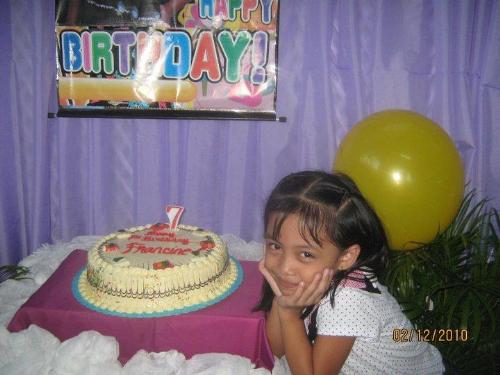 Birthday Girl - A cake for her birthday.