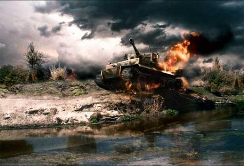 Men of War Pzkpf Ausf VI Tiger - Tiger tank wallpaper