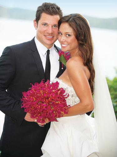 Newlyweds - Nick Lachey married Vanessa Minnillo on 7/15/2011.