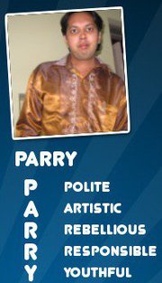 Full form of Parry - Just check the Pic u will Come To Know what does my Name Stands for