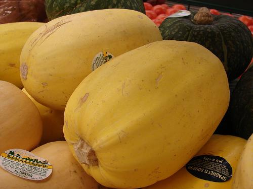 the spaghetti squash - This vegetable tasted like real noodles