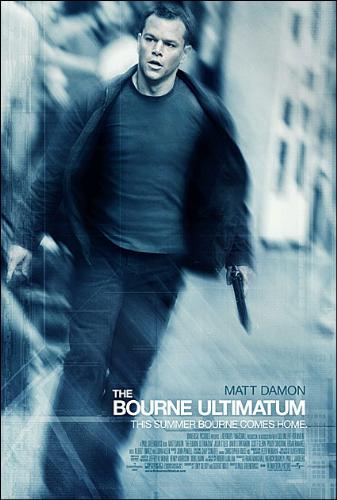 BourneUltimatum Poster - This is a picture of The Bourne Ultimatum, One of the films in the Bourne Series. People may disagree, but A lot of people really enjoy these types of films. If you enjoyed 'taken', you may enjoy this movie