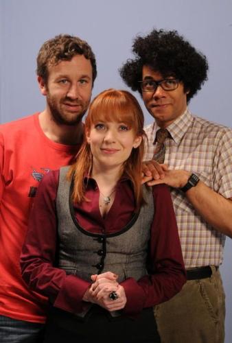 The IT Crowd - Roy, Jen & Moss - A shot of the main characters.