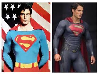 The Superman's New Look - The new Superman has changed his dress by keep away his underwear..:)