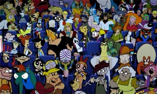 Cartoon Network Character Collage - A bunch of characters from CN shows from 1990s to 2000s