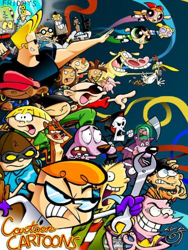 Cartoon Network Character Collage - Characters from CN shows.