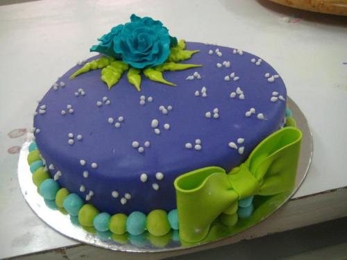 Beautifully colored cake - Sweet and lively cake