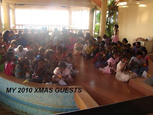 2010 Xmas guests - Each year I have a party for kids