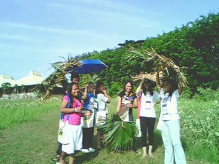 youth at work - one sunny day in one of the hills in dueñas, iloilo, we had a summer camp where 254 youth from the different provinces of the Philippines participated