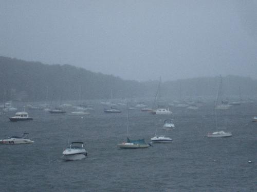 Hurricane Irene - This was taken from my mother-in-laws deck as the hurricane was coming into Northport, N.Y.
