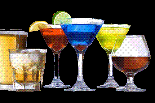 alcohol - Different types of drinks