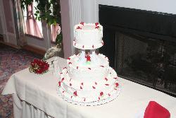 My wedding cake, how exciting!  LOL