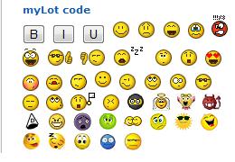myLot codes - myLot codes and emoticons