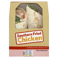 southern fried chicken wrap - tesco southern fried chicken wrap