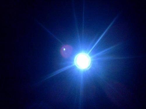 blue light. I even used it on my album cover. - Some cool orb i created.