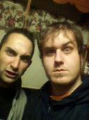 2 weird dudes lol. - Me and Brian.