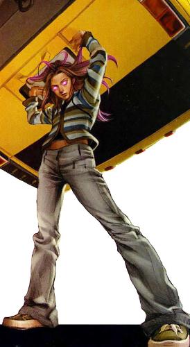 Molly Hayes - yeah she can lift a schoolbus