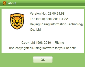 rising antivirus - beijing rising antivirus