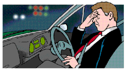driving tired - We must never drive sleepy