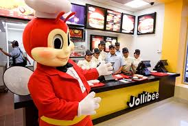 Jollibee - Jollibee mascot with crew