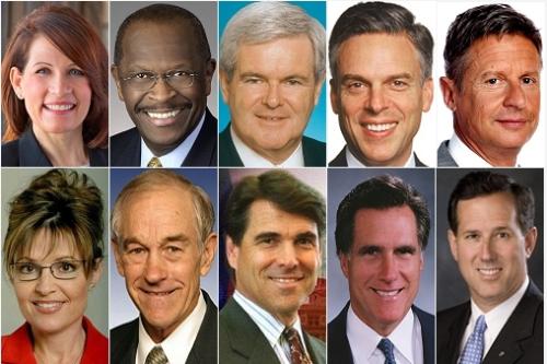 Politics - This photo is for the use of 2012 political candidates. The top contenders for the primaries next year are Herman Cain and Rick Perry. All this could change when the final votes come in. There is competition even when night is upon us. A difference in opinions about humanity may lead to a landslide vote for one president.