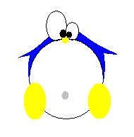 The lovely penguin! - This lovely penguin is drawn by myself!^_^It's very cute!How do you think about it?