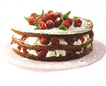 Chocolate Cake with Strawberries - Happy birthday HWG, Hope you have a great day ahead and have your time enjoying with family and friends. Missed ya