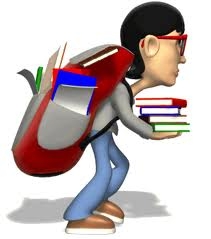 Heavy school bags on kids - Kids and their heavy school bags Heavy school bags on kids - Kids and their heavy school bags