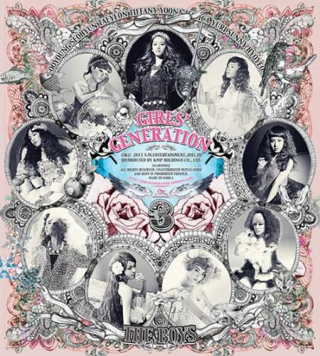 The Boys album cover - Girls' Generation 3rd album and 1st English single album cover.